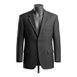 Jos. A. Bank 42R Coffee Plaid 100% Wool Men's Suit Blazer Jacket Bangladesh